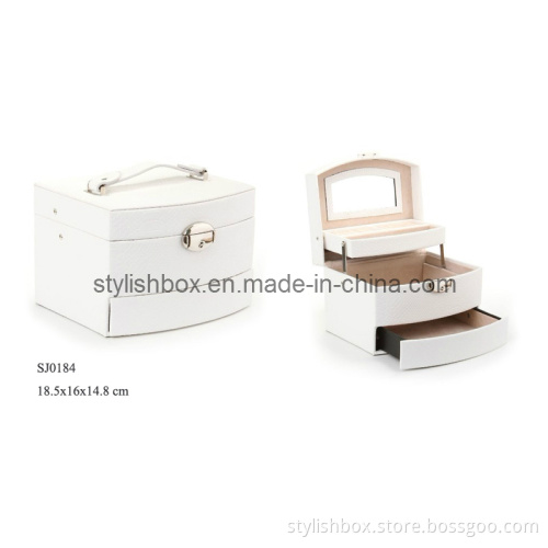 Flexible Fashion PU Leather Jewelry Box (SJ0182)
